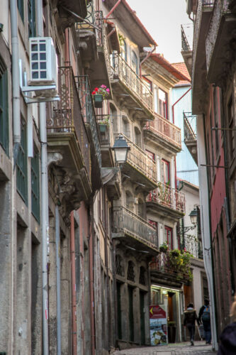 Ribeira street Porto