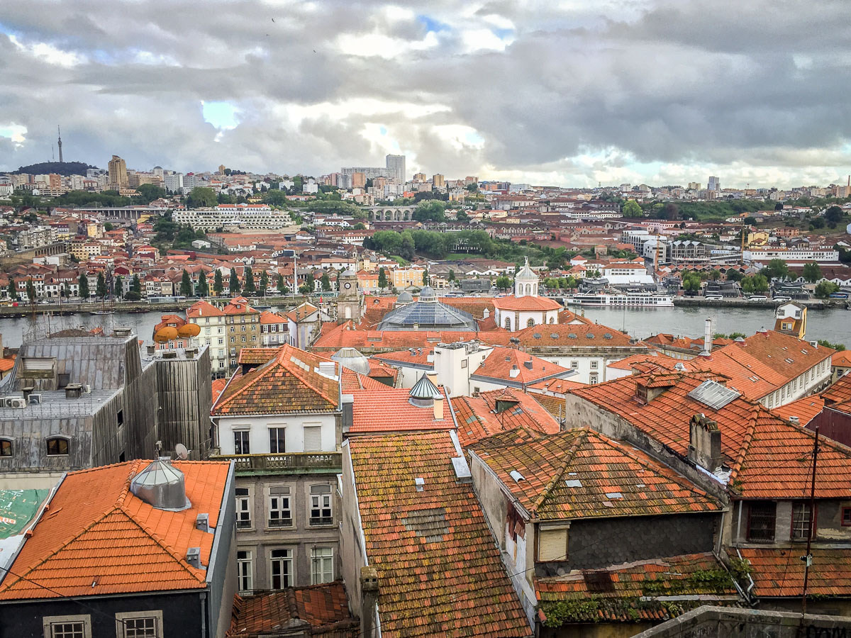 high view over Porto