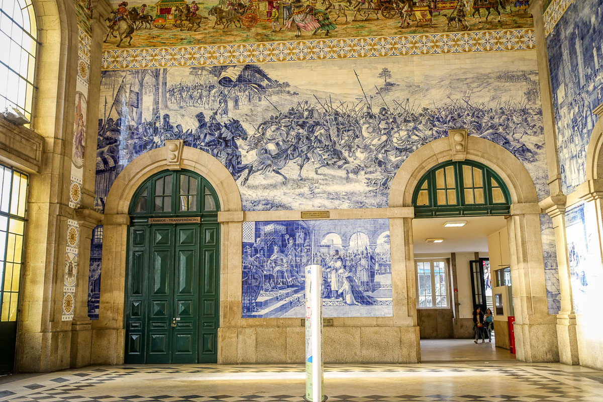 São Bento railway station interior tiles