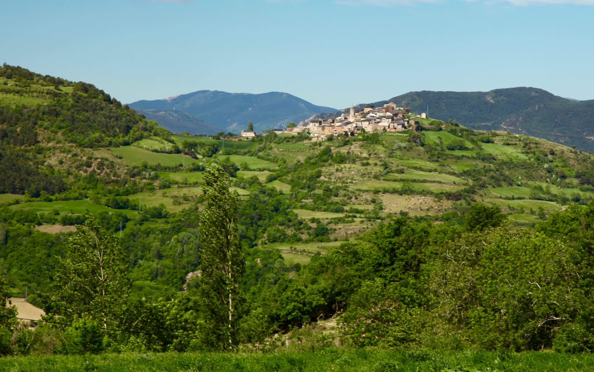 Hilltop town near La Seu d’Urgell