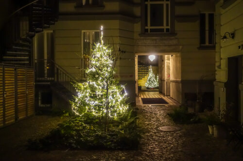 Gorki apartments Berlin at christmas