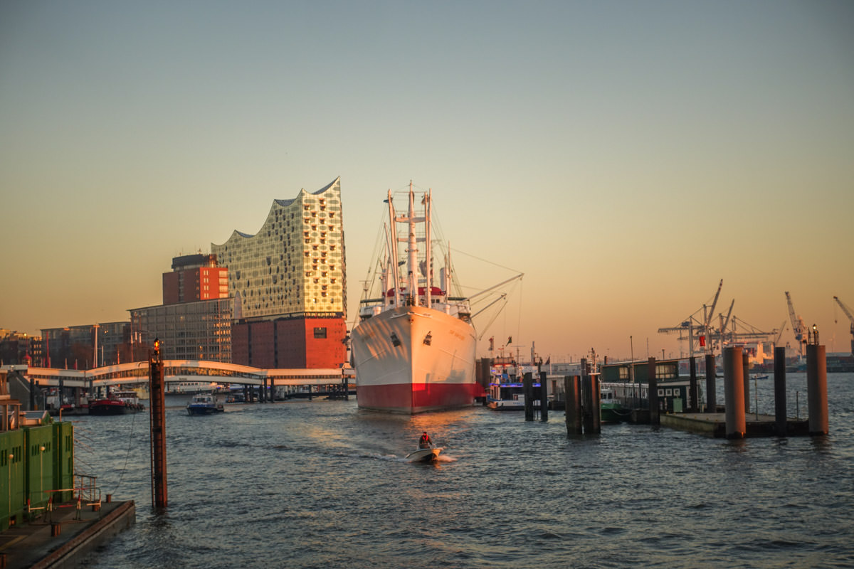 River Elbe ship