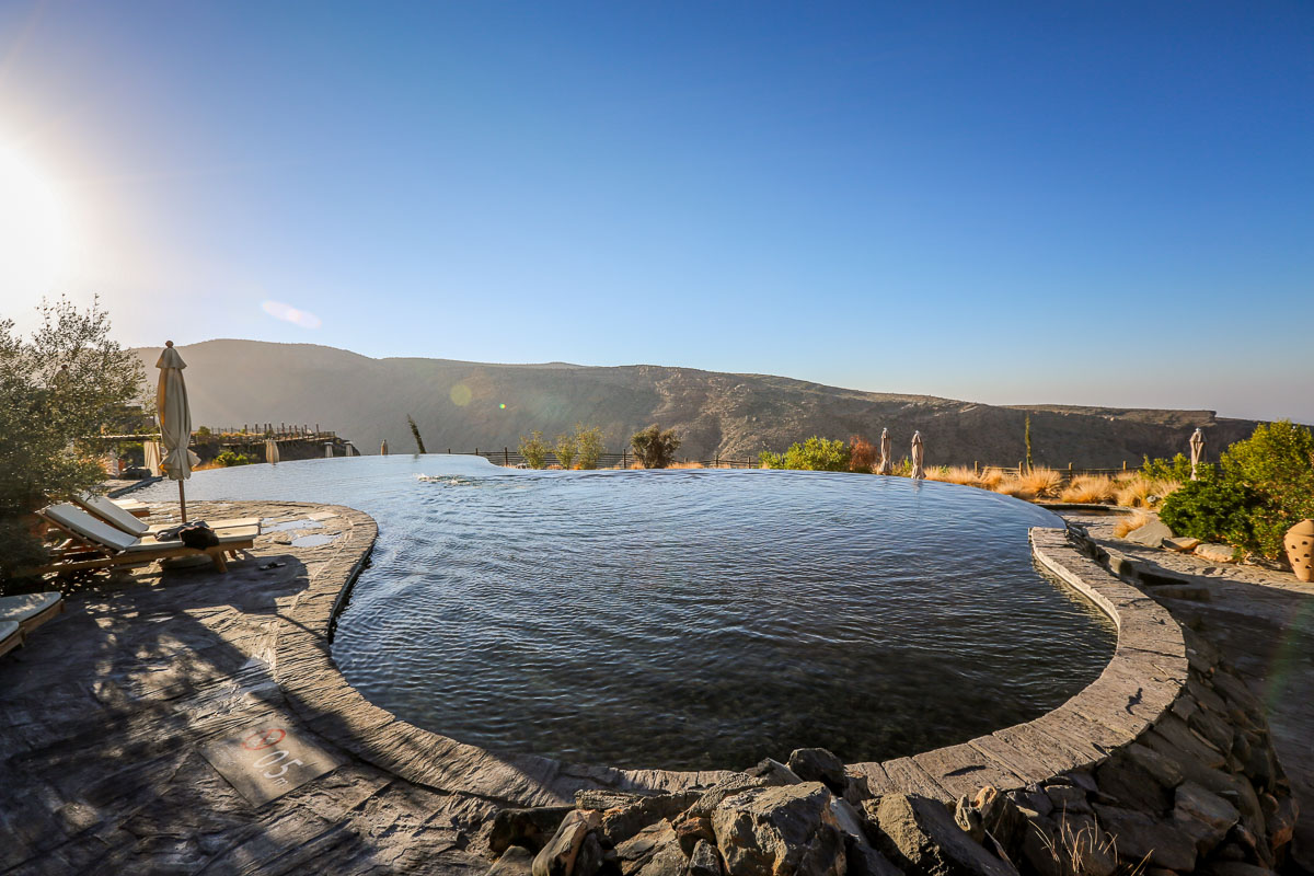 Alila Jabal Akdar view of pool