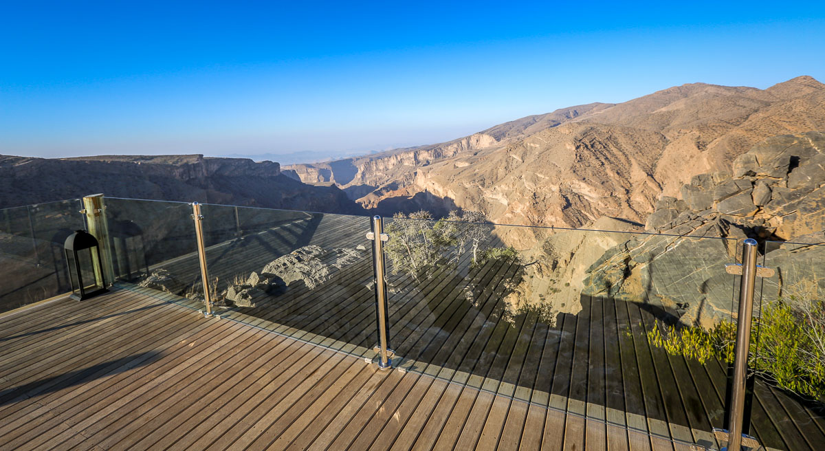 yoga platform view Alila Jabal Akhdar