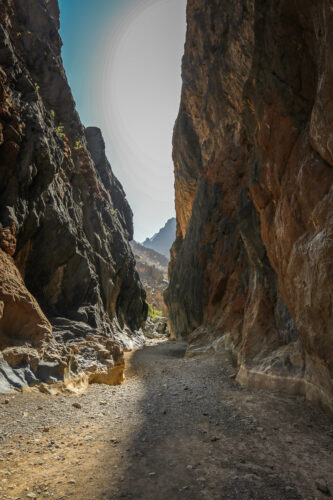 Oman Snake Canyon narrows