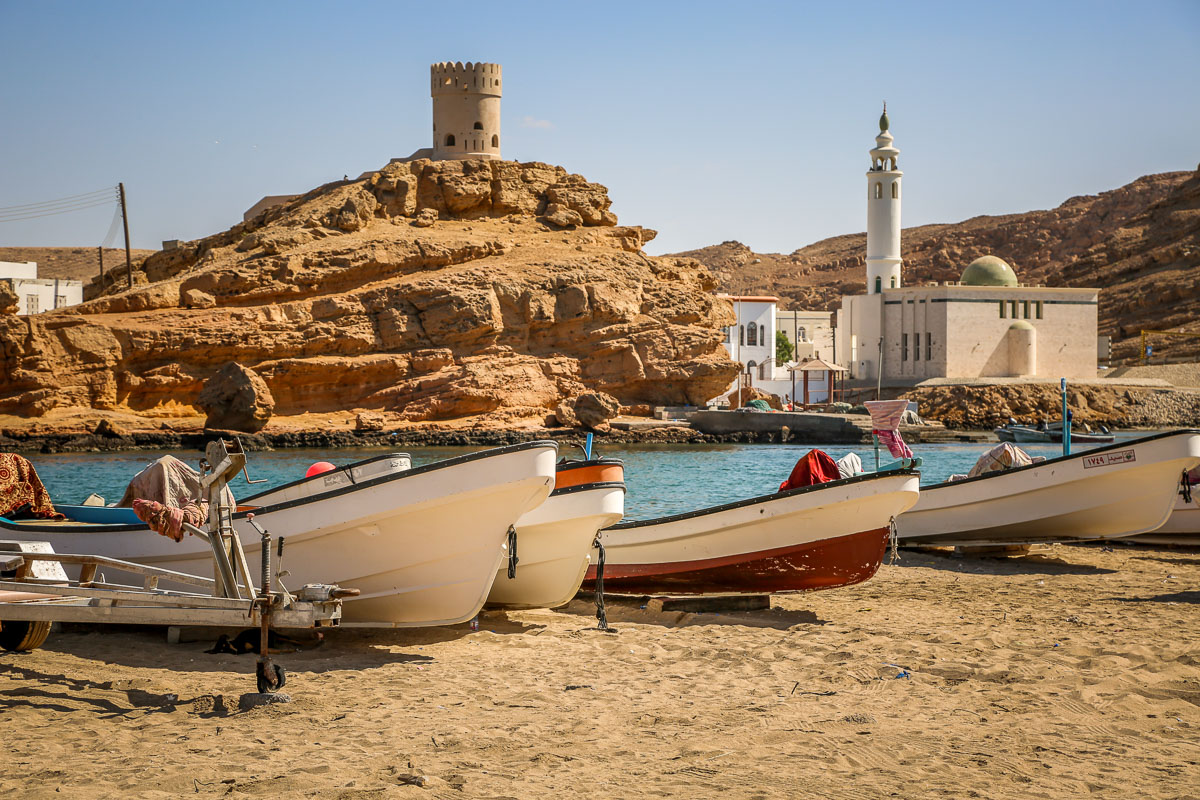 fishing boats Sur Oman