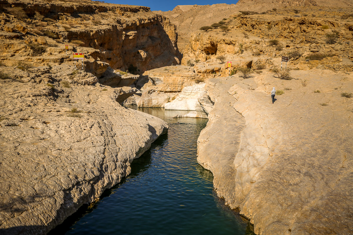 Wadi Bani Khalid canyon swimming