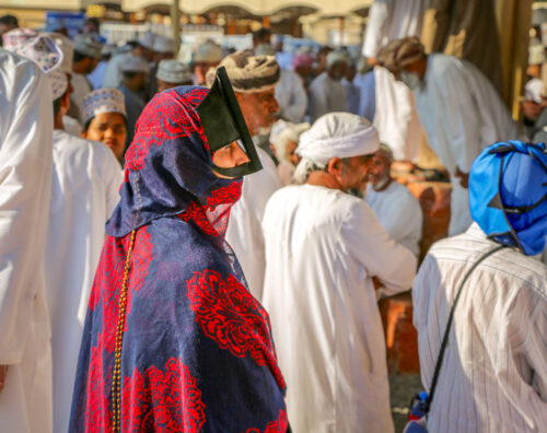 Nizwa Goat Market local dress