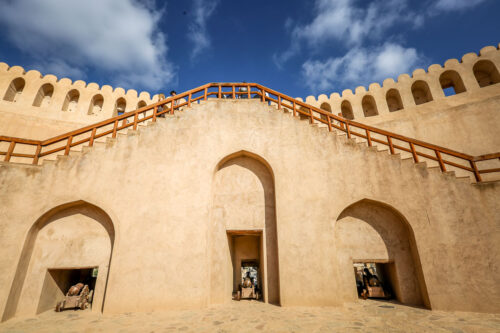 Nizwa Fort Oman staircase