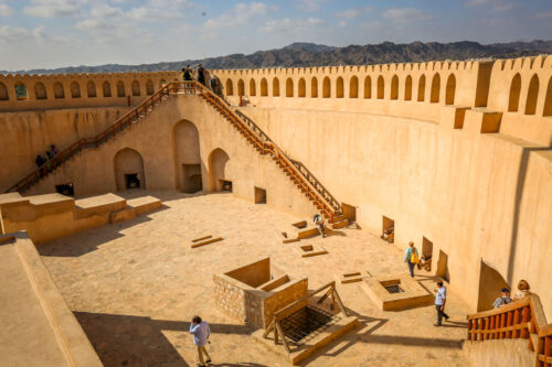 inner courtyard Nizwa Fort Oman