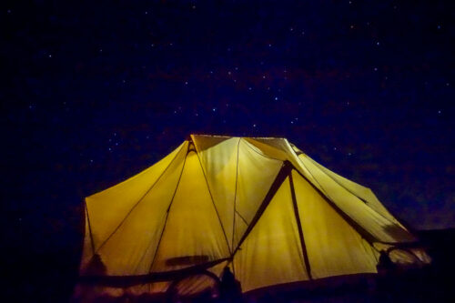 glowing tent Canvas Club Oman