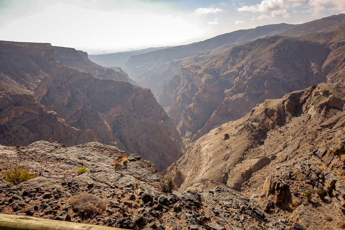 view of canyon from Alila Jabal Akhdar