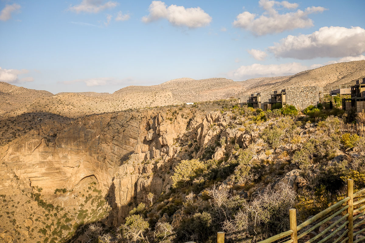 Alila Jabal Akdar back canyon view