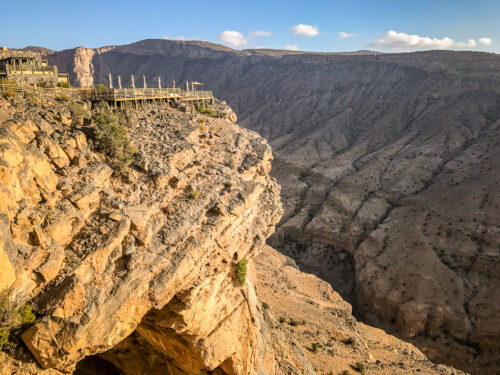 Alila Jabal Akdar restaurant deck