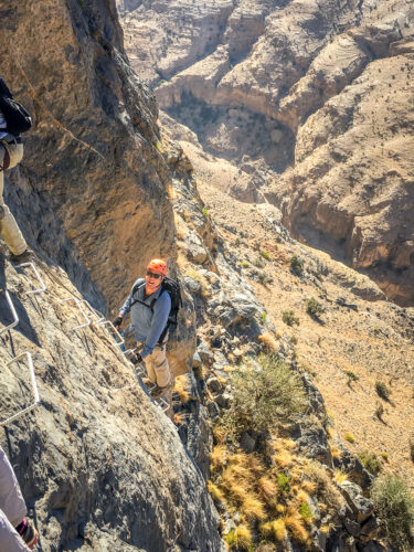 Via Ferrata Alila Jabal Akhdar hotel