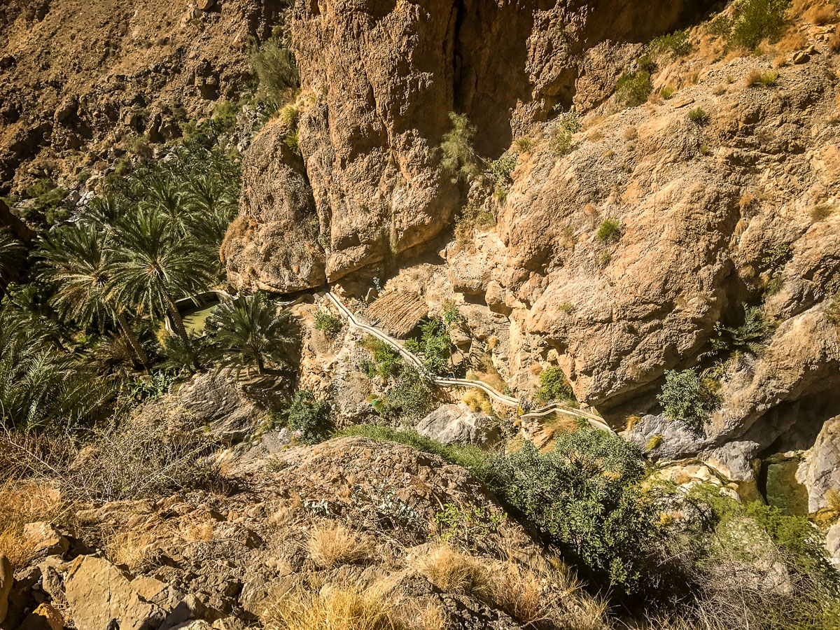 Omani falaj irrigation hiking Alila Jabal Akdar