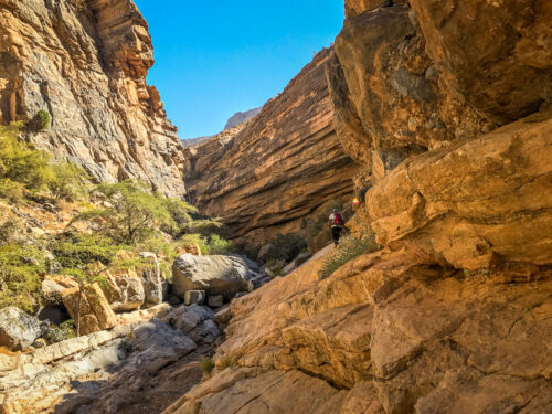 canyon trail Alila Jabal Akhdar