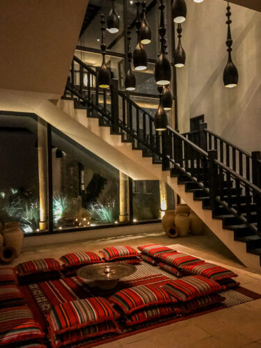 lobby staircase Alila Jabal Akhdar