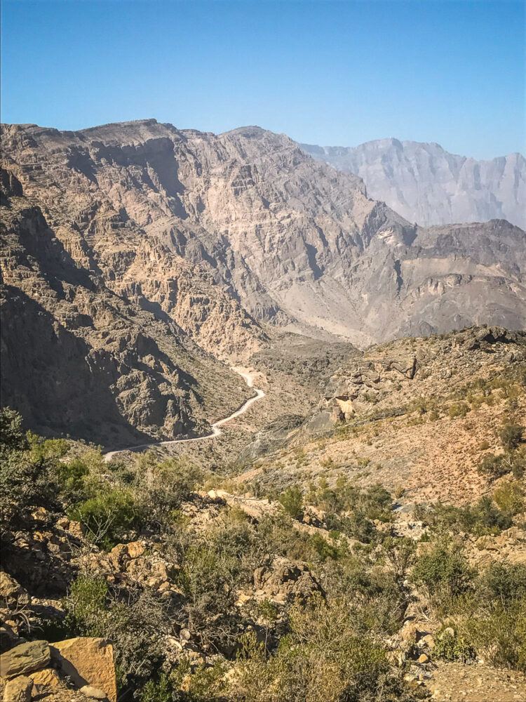Oman Mountain Road