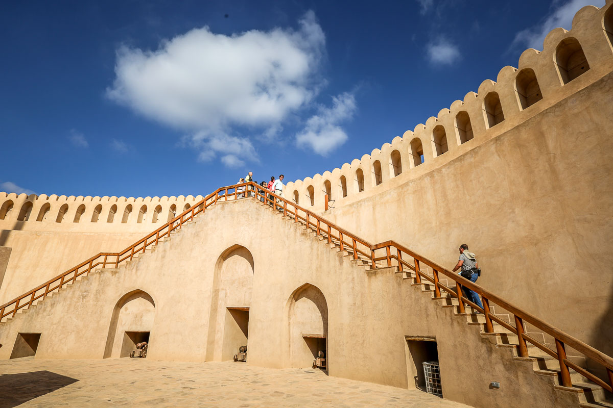 dramatic view of Nizwa Fort Oman