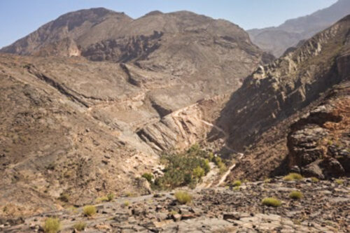 Oman Mountain Road views