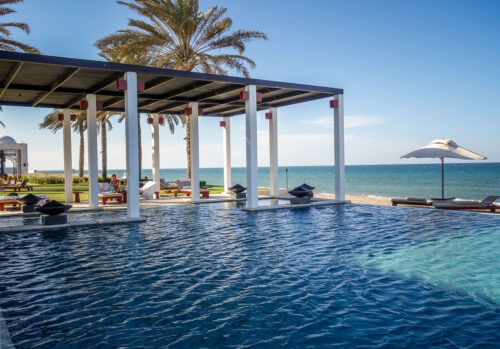 The Chedi Muscat pool pavillion