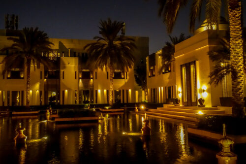 Chedi Muscat at night