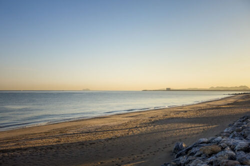 Chedi Muscat Private Beach at dawn