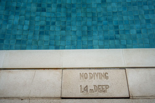 Chedi Muscat pool detail