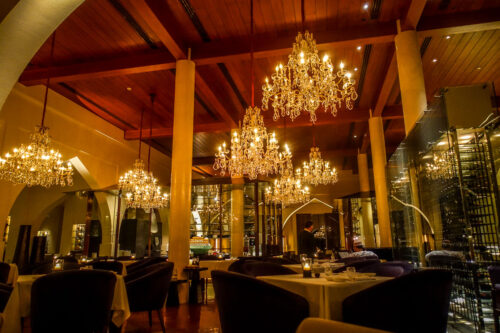 Chedi Muscat interior design main restaurant