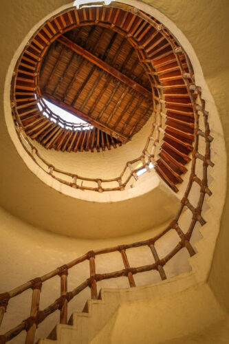 Six Senses Zighy Bay tower stairs