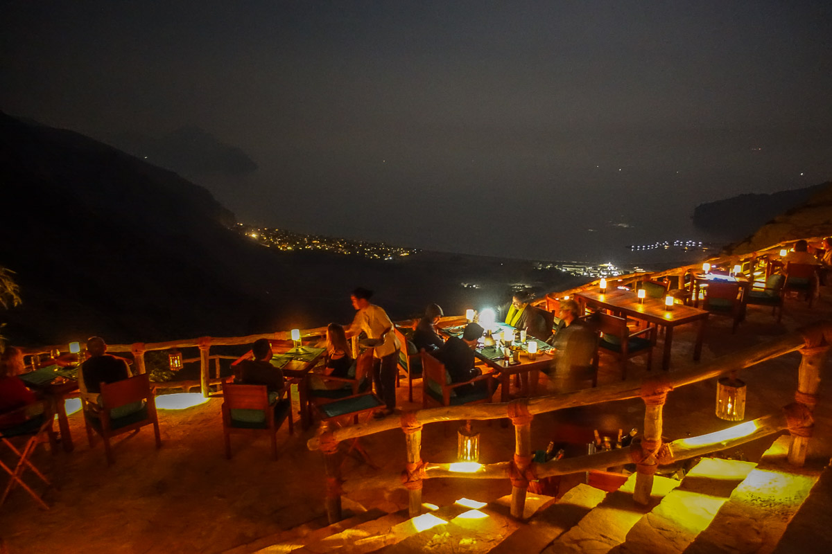 Six Senses Zighy Bay sky restaurant views