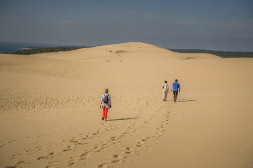 Hiking on Dune du Pilat