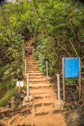 Praia do Sancho steps to beach