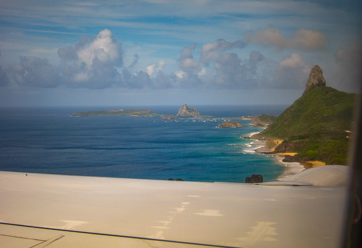 flying into Fernando de Noronha