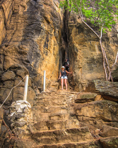 Praia do Sancho ladder exit