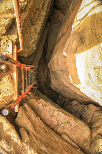 Praia do Sancho ladder entrance