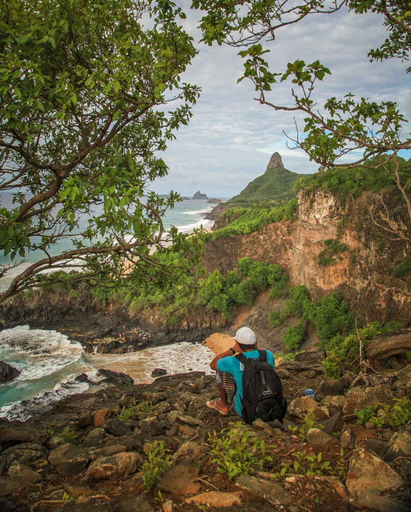 View over Fernando do Noronha