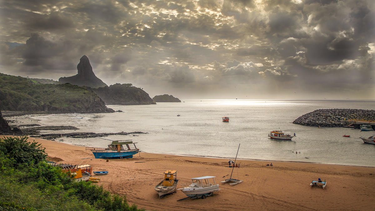 views from sunset view Mergulhão Fernando do Noronha