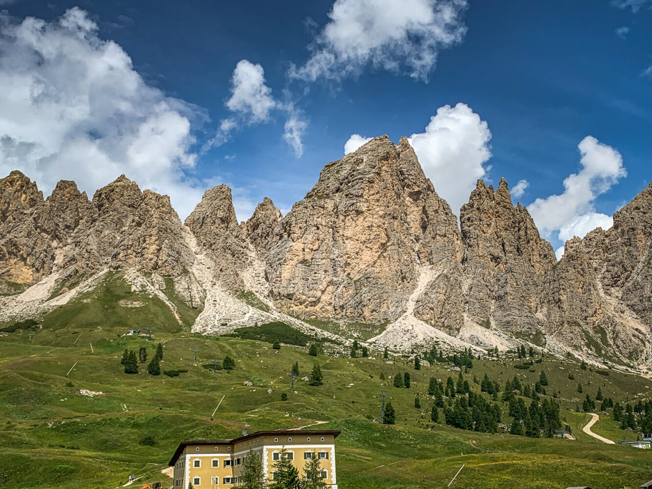 Mountains Passo Gardena