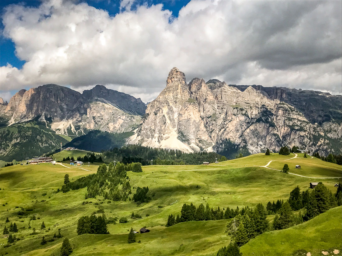 Piz Sorega mountain view