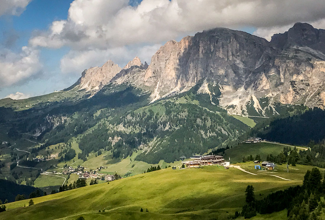 view of valley Piz Sorega