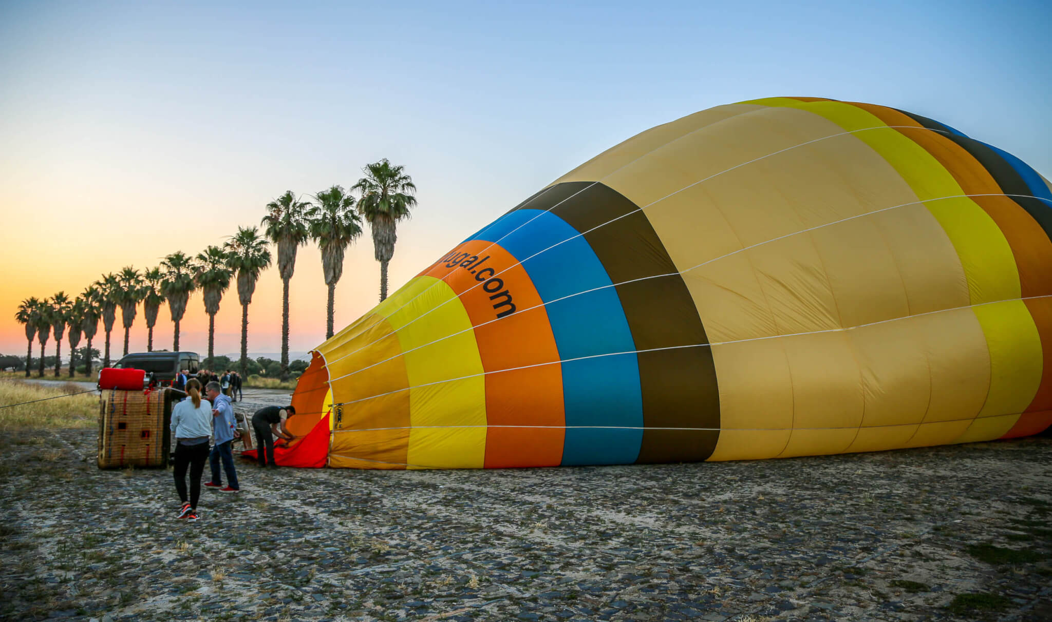 Inflating balloon Emotion Portugal Monsaraz