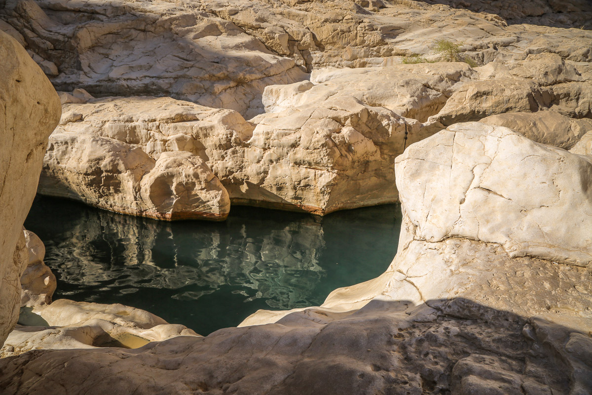 Wadi Bani Khalid clear water