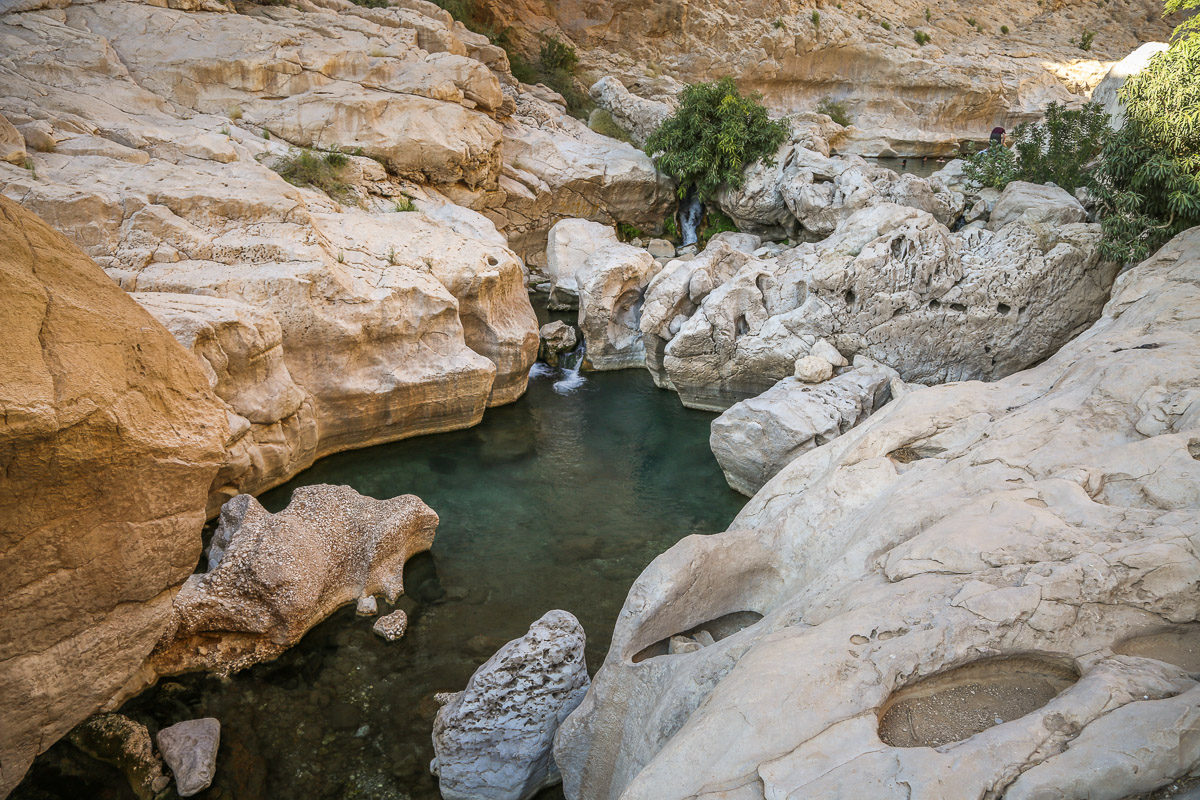 Wadi Bani Khalid canyon pools