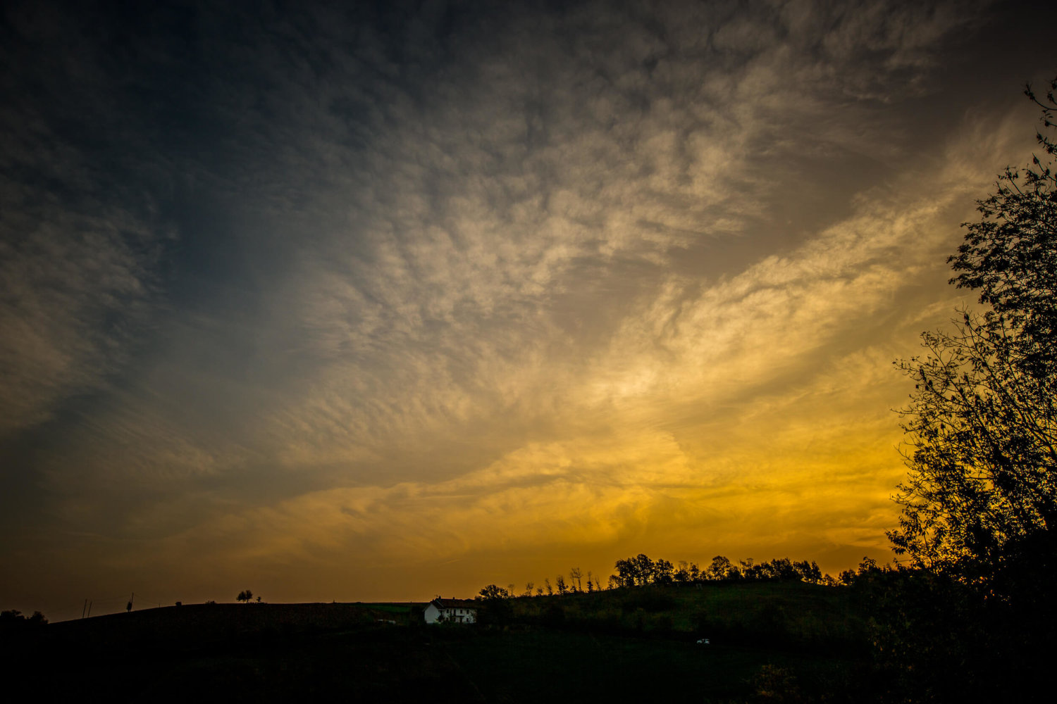 Dawn over La Casa Gialla