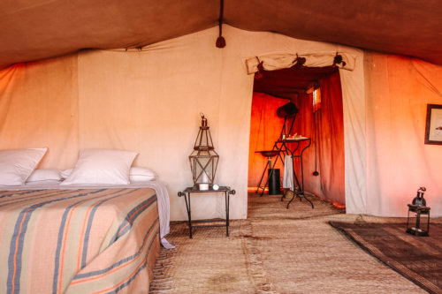 Dar Ahlam tent camp bedroom