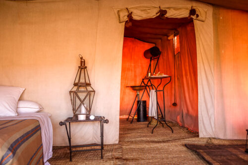 Dar Ahlam en suite tent bathroom