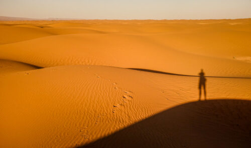 Dar Ahlam desert photographer shadow