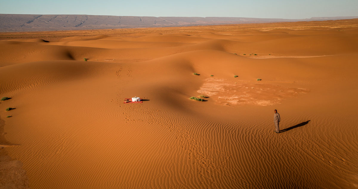 Dar Ahlam Sahara camp welcome